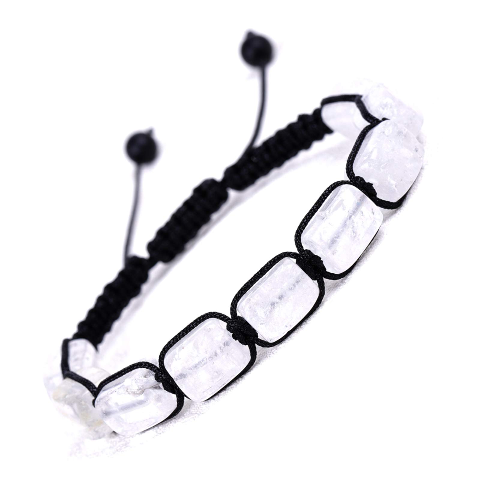 7 Chakra Adjustable Bracelet with Healing Crystals - Natural Stone Beaded Bracelet for Women & Men - Reiki Energy Balancing, Meditation & Spiritual Wellness Accessory