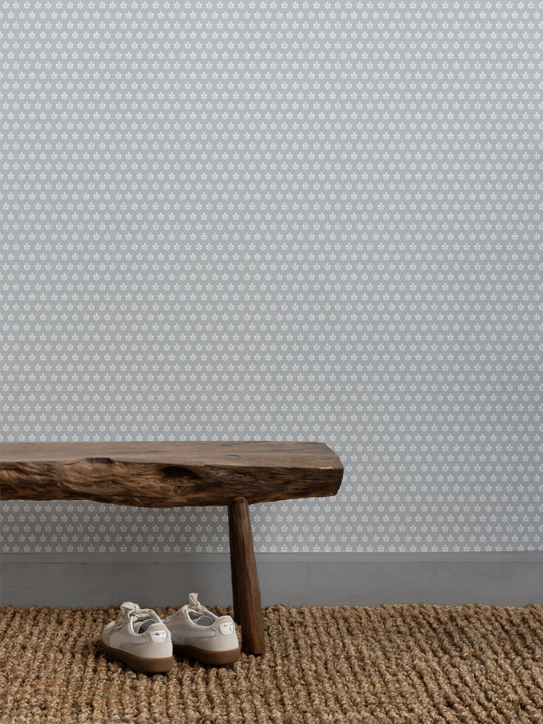 Sugar Paper Ensley Petite Wallpaper - Dove Gray Peel and Stick Wallpaper for Bedroom, Nursery & Home Decor