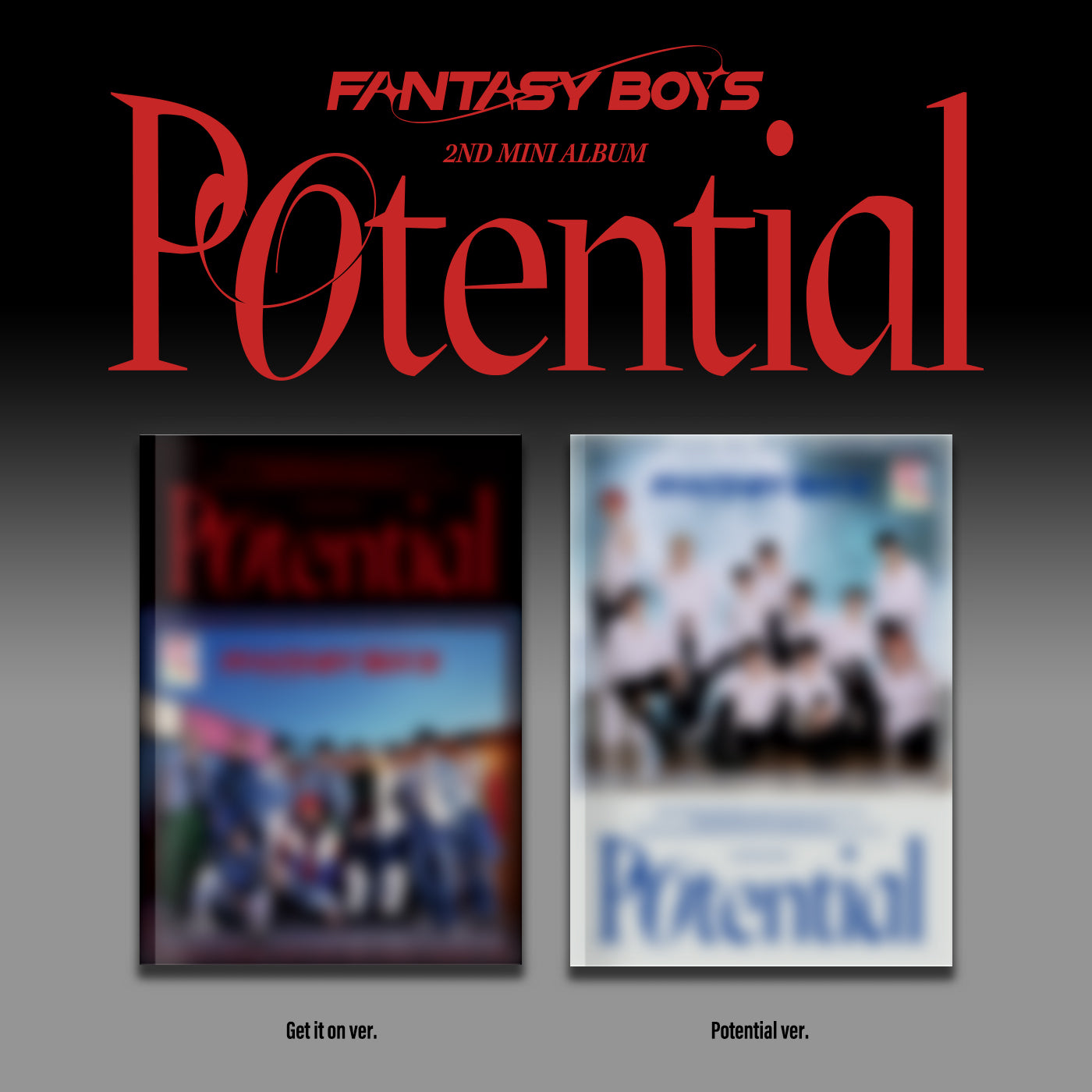 FANTASY BOYS 2ND MINI ALBUM 'POTENTIAL' - K-Pop Music CD with Photobook & Poster - Perfect for K-Pop Fans, Collectors and Gift Giving