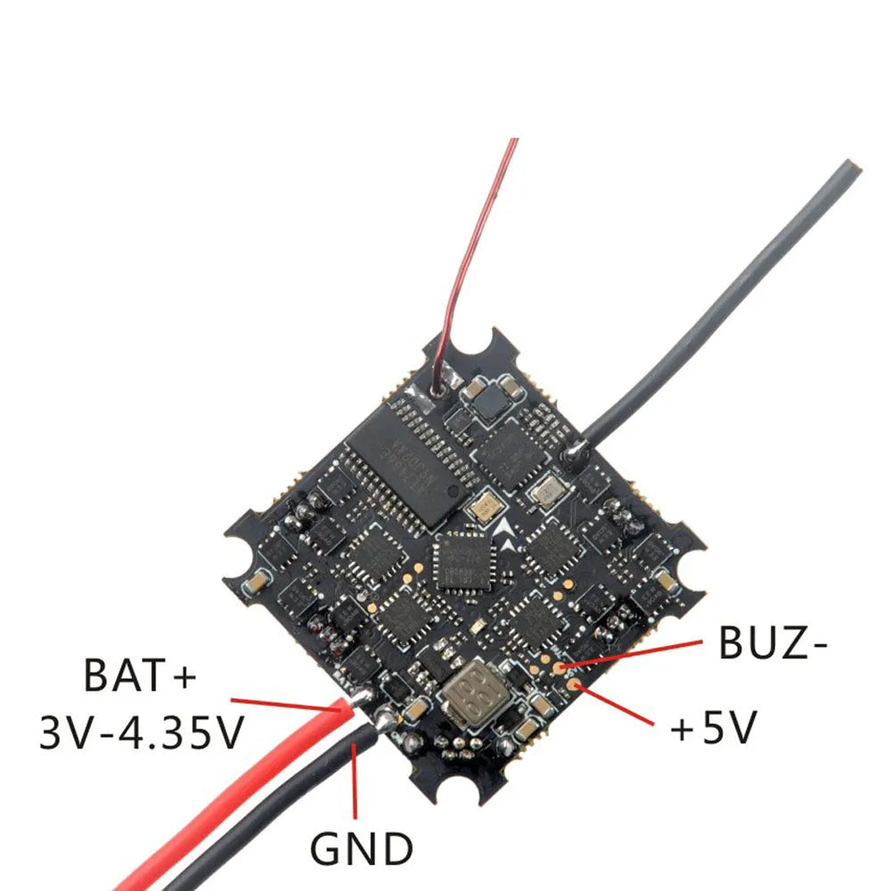 Happymodel Mobula6 Crazybee F4 Lite 1S Flight Controller AIO ESC Receiver with 25mW VTX - FPV Drone Racing & Indoor Flying