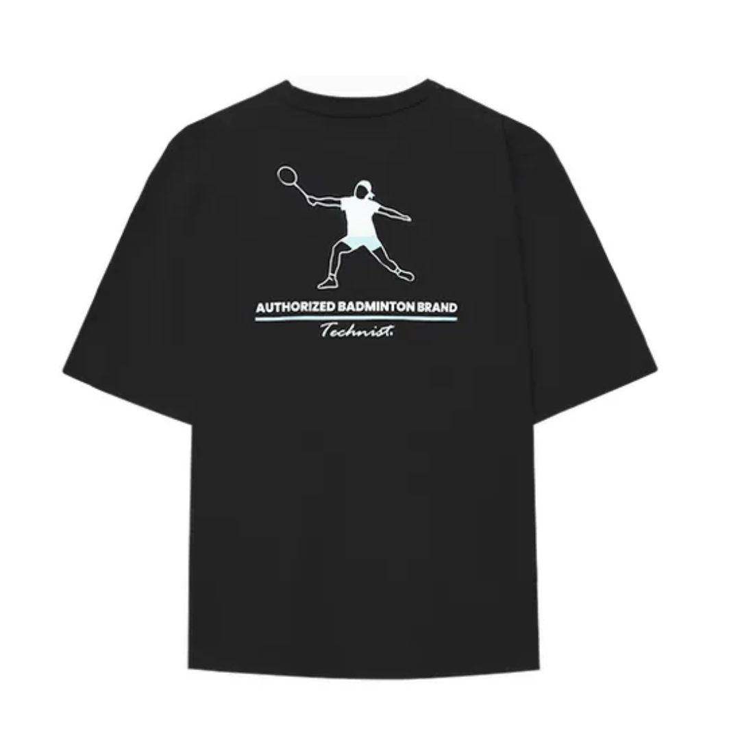 Technist TNT6434 Unisex Cotton-Like Comfort T-Shirt - Soft Breathable Casual Tee for Men & Women [Black] - Perfect for Everyday Wear, Gym, and Outings
