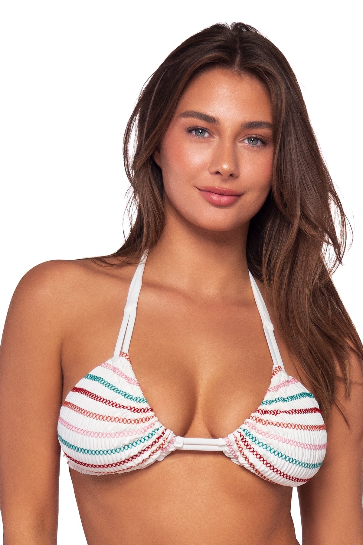 Swim Systems Holland Kali Triangle Bikini Top - Women's Sexy Swimwear for Beach & Pool - Perfect for Summer Vacation, Swim Party, and Water Sports