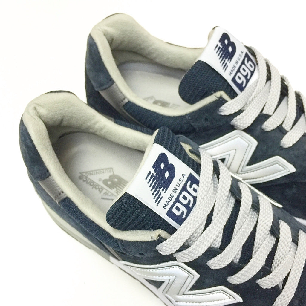 New Balance M996NAV Navy Classic Running Shoes - Made in USA | Men's Comfortable Sneakers for Jogging, Walking & Casual Wear