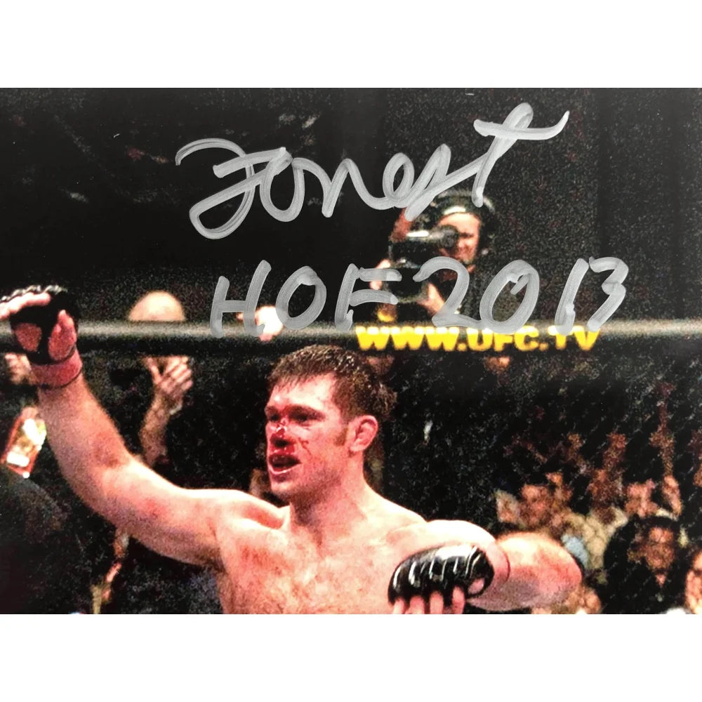 Forrest Griffin & Stephan Bonnar Dual Signed 8x10 Photo - UFC Autograph with JSA COA - Perfect for MMA Collectors and UFC Memorabilia Displays
