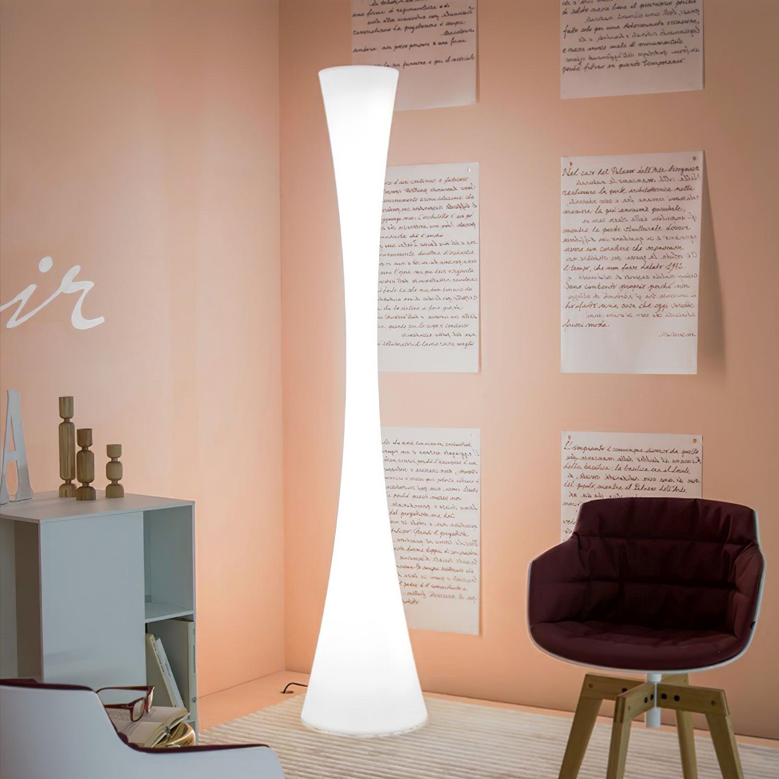 Biconica Modern Pol Floor Lamp - Adjustable Brightness LED Standing Light for Living Room, Bedroom & Office - Perfect for Reading, Relaxing & Decorating