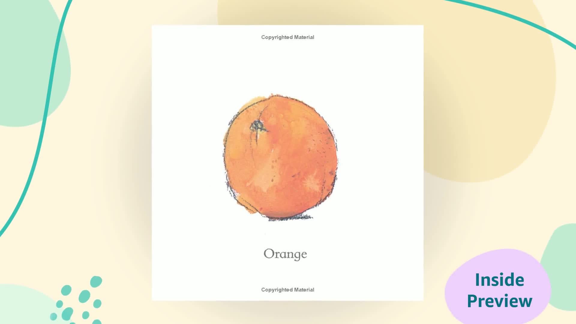 Orange Pear Apple Bear - Classic Board Book for Toddlers | Fun Early Learning & Bedtime Story | Perfect for Preschool Education & Baby Shower Gifts