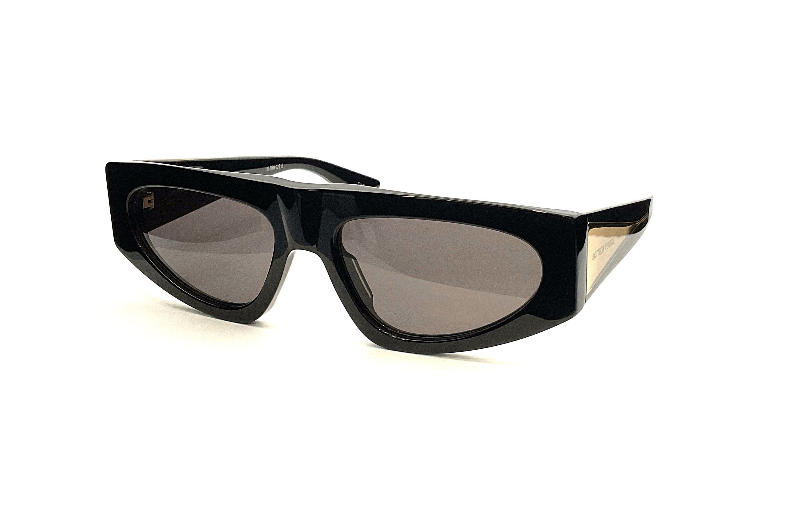 Bottega Veneta BV1277S Sunglasses - Black & Gold Aviator Style for Men & Women | Perfect for Outdoor Activities, Travel & Fashion Accessories
