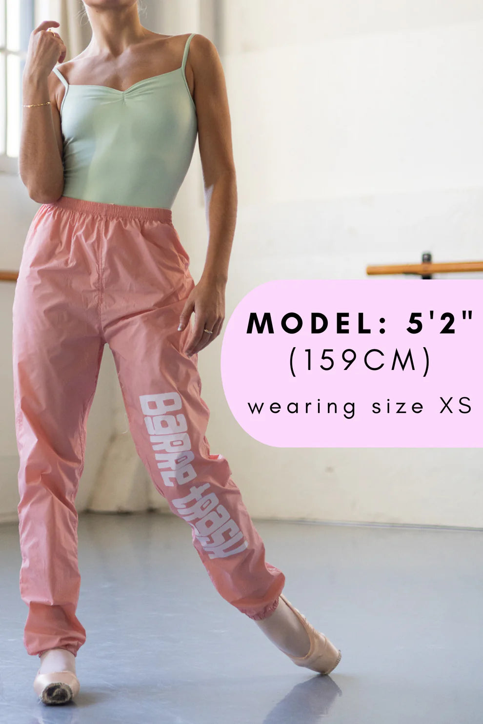 Barre Trash Bag Pants - Waterproof & Stylish Workout Leggings for Yoga, Dance & Gym - Trendy Fitness Apparel for Women