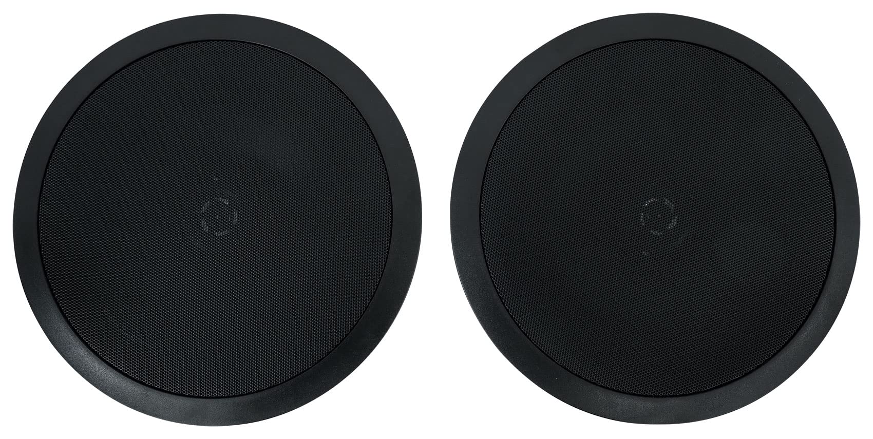 Rockville HC85-16 8 Inch 700 Watt In-Ceiling Home Theater Speakers (Pair) - 16 Ohm Impedance, Black - Perfect for Surround Sound Systems & Multi-Room Audio