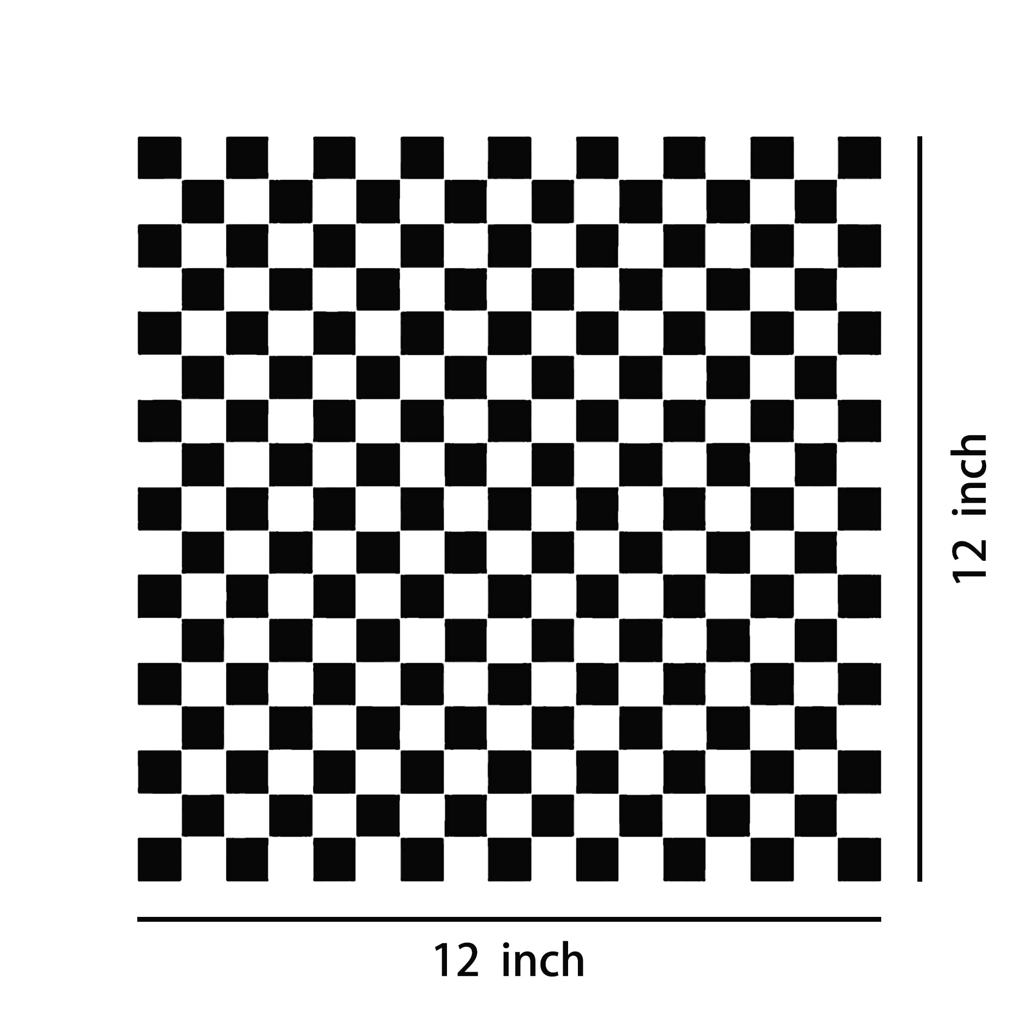200 Sheets Black and White Checkered Food Wrapping Paper - 12