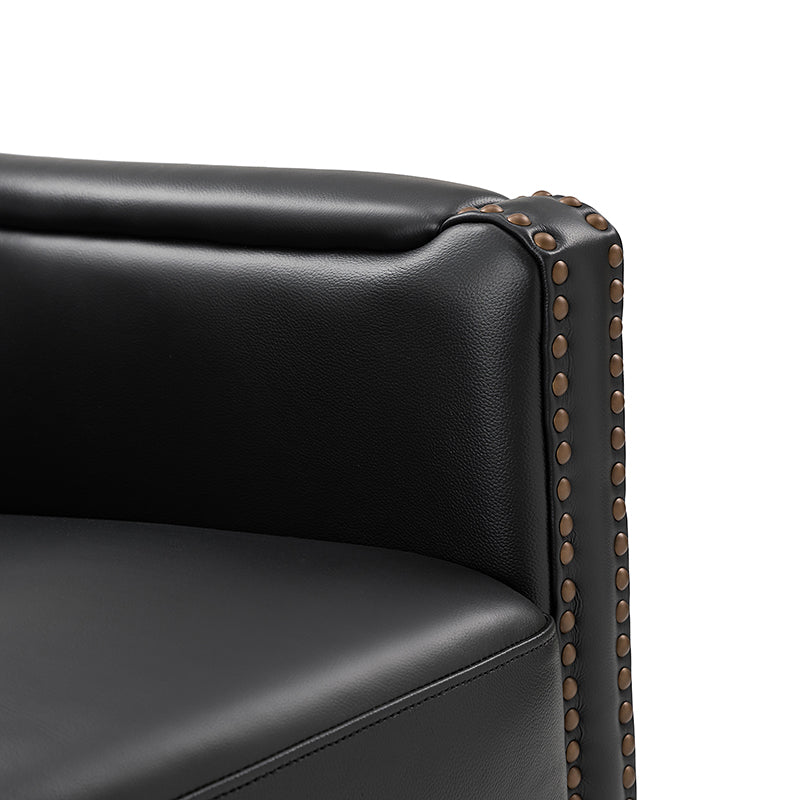 Gloria Genuine Leather Swivel Chair - 360° Rotating Office Chair with Adjustable Height for Home & Office Workspace - Perfect for Conference Rooms, Study Desks and Executive Offices