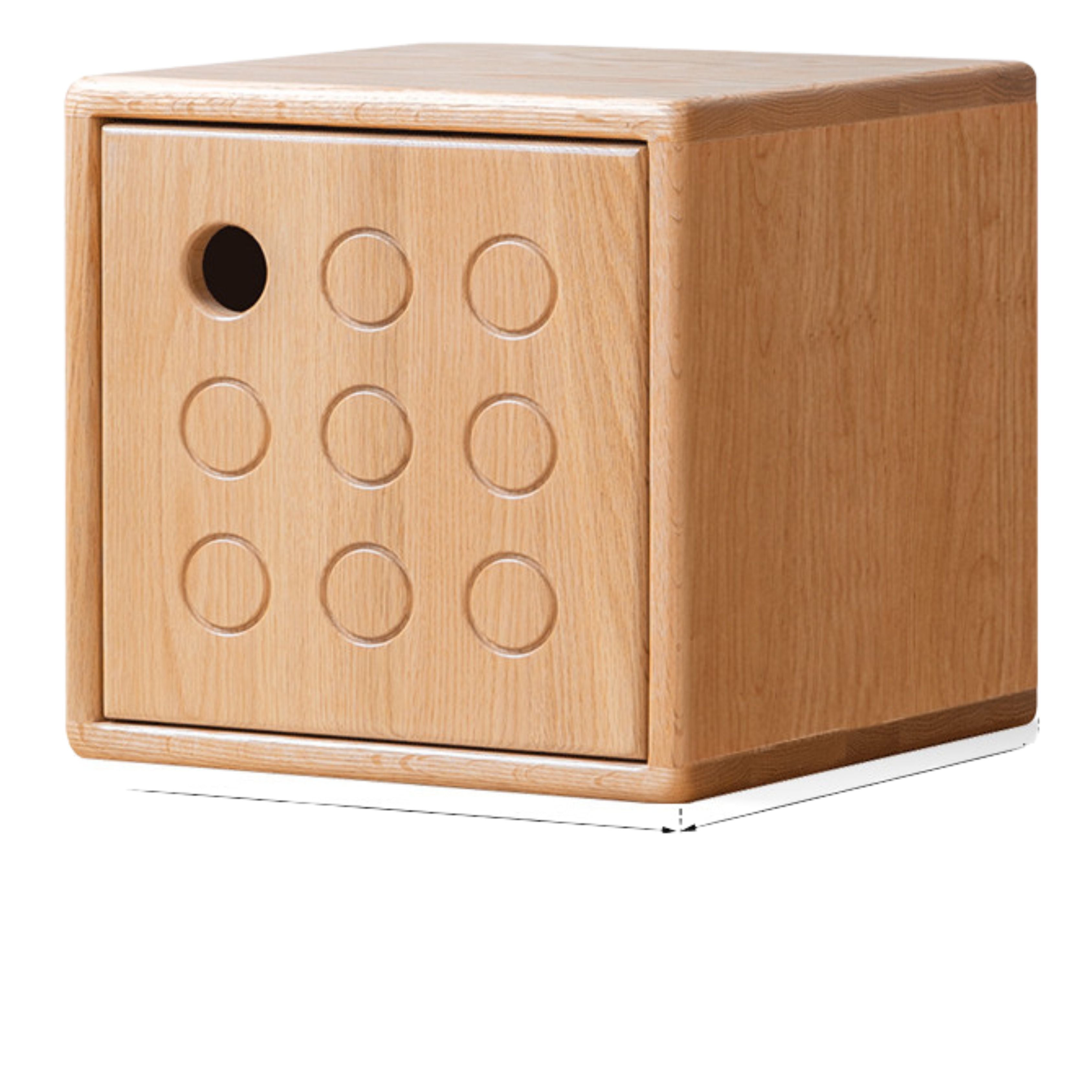 13.8x11.8x13.8 inch / 35x30x35 cm / cherry  color / cherry element cabinet with door and decoration