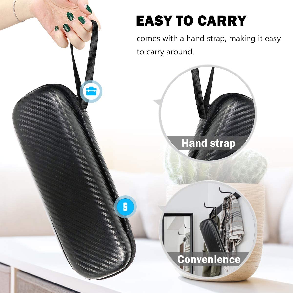 ProCase Waterproof Travel Toiletry Bag & Electric Toothbrush Holder Set - Compact Organizer for Men & Women, Perfect for Airplane, Camping, Gym & Business Trips
