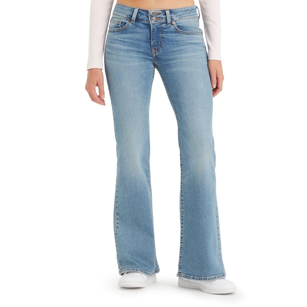 Levi's Women's Superlow Flare Jeans - High Waist Stretch Denim Pants for Casual & Retro Style | Perfect for Everyday Wear, Date Night & 70s Inspired Outfits