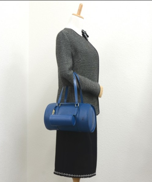 LV Soufflot Bag Black Epi Leather - Luxury Designer Handbag for Women | Perfect for Work, Travel & Evening Events
