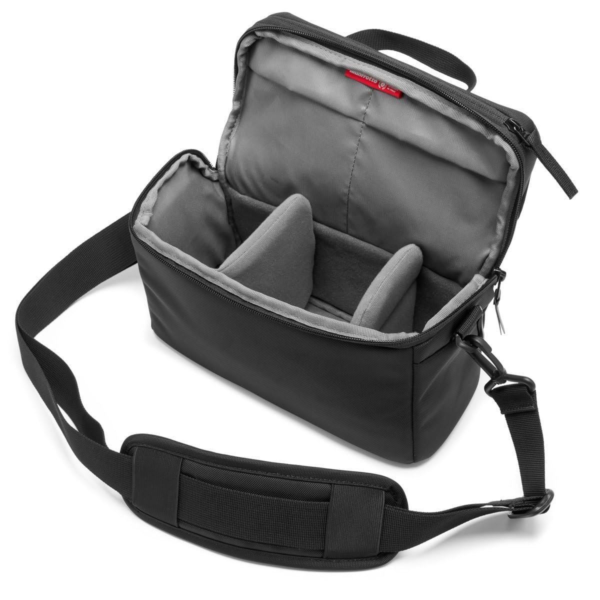 Manfrotto Advanced Shoulder Bag M III - Professional DSLR & Mirrorless Camera Bag with Lens Storage, Tripod Mount & Rain Cover - Perfect for Travel, Photography & Outdoor Adventures