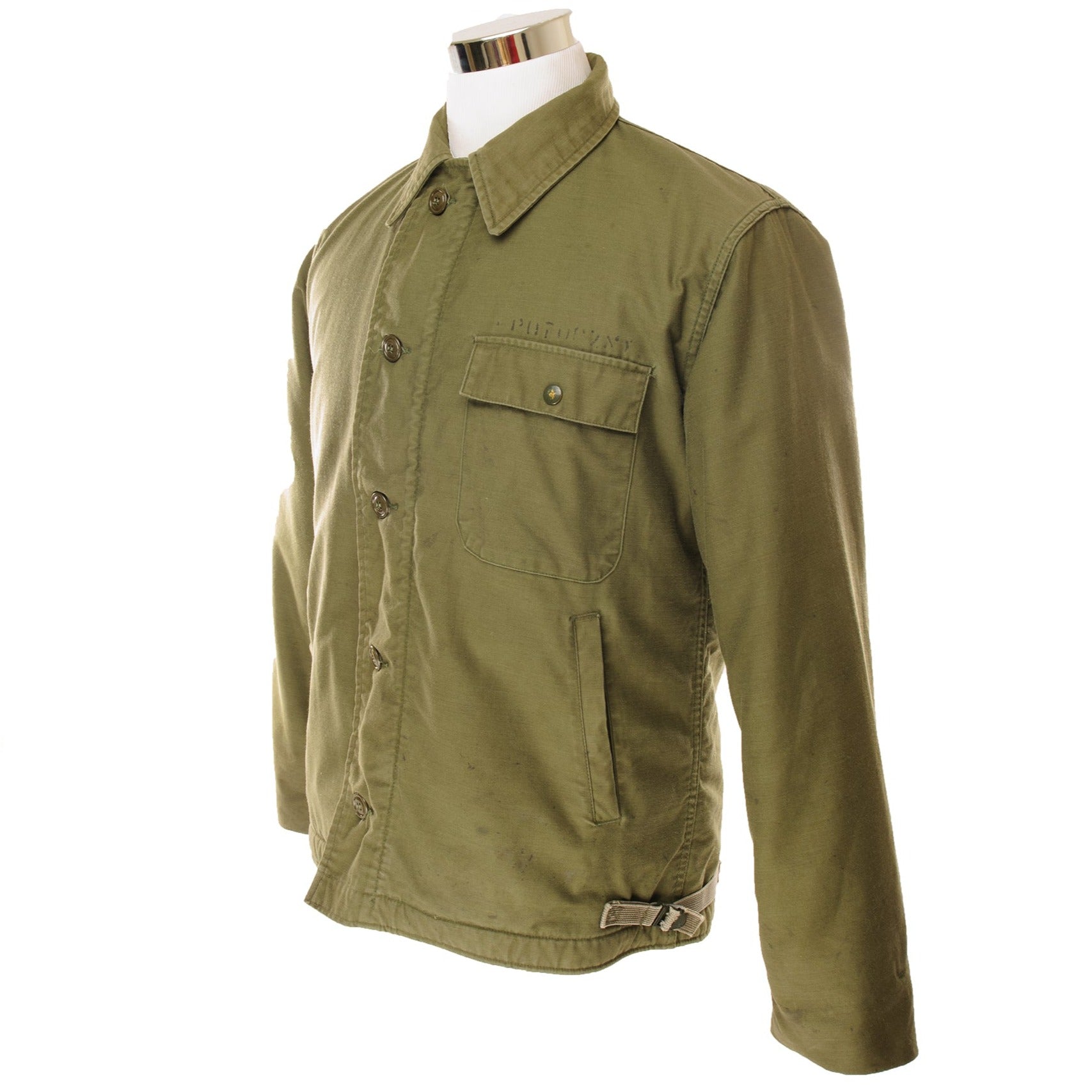 Vintage US Navy A-2 Deck Jacket Cold Weather Flight Bomber Jacket - Medium (38-40) - 1985 Issue - Military Surplus Outerwear for Men - Perfect for Winter, Outdoor Adventures & Vintage Style