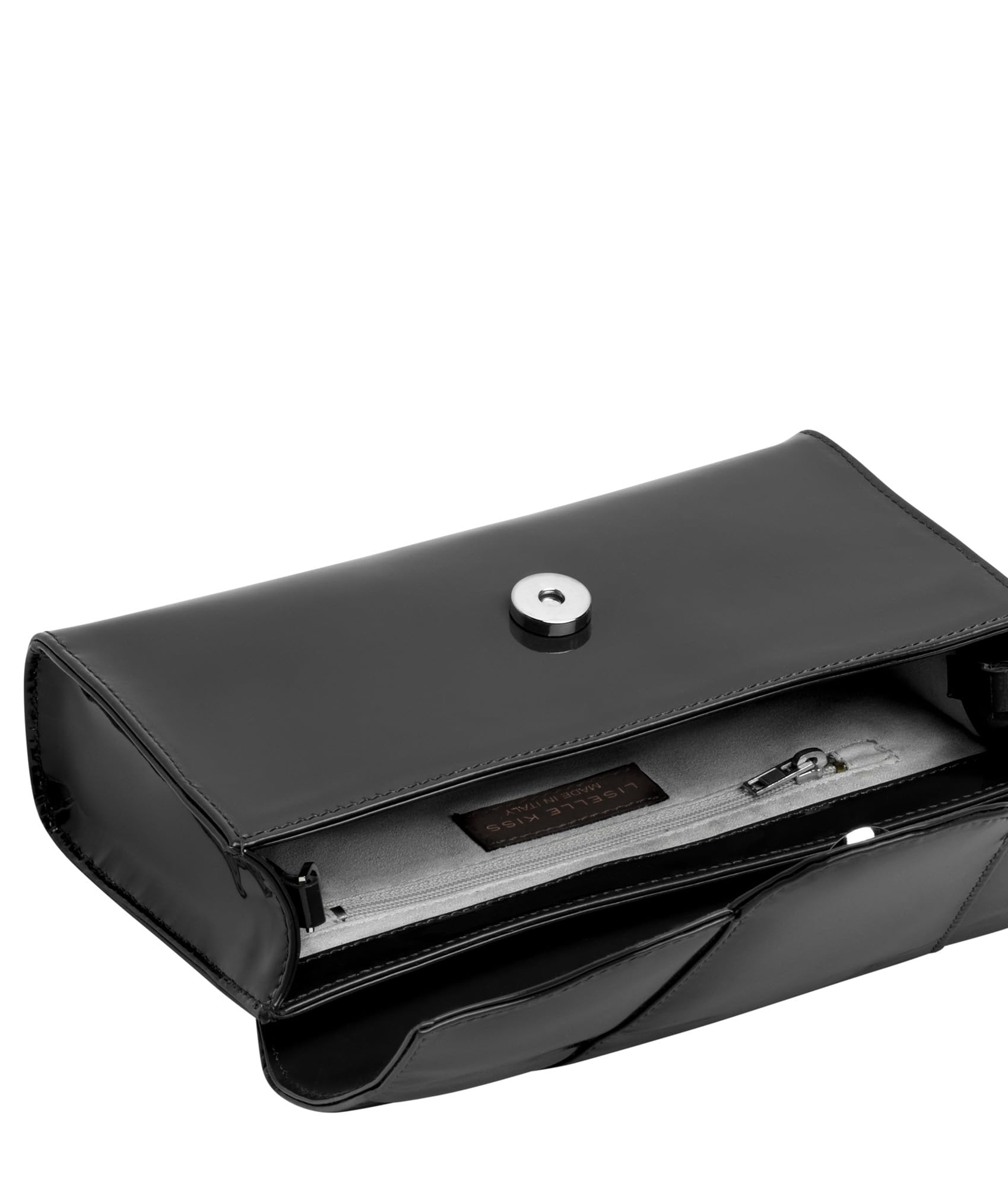 Allie Glossy Clutch Crossbody Bag for Women - Stylish Vegan Leather Purse with Adjustable Strap, Perfect for Parties, Weddings & Evening Events