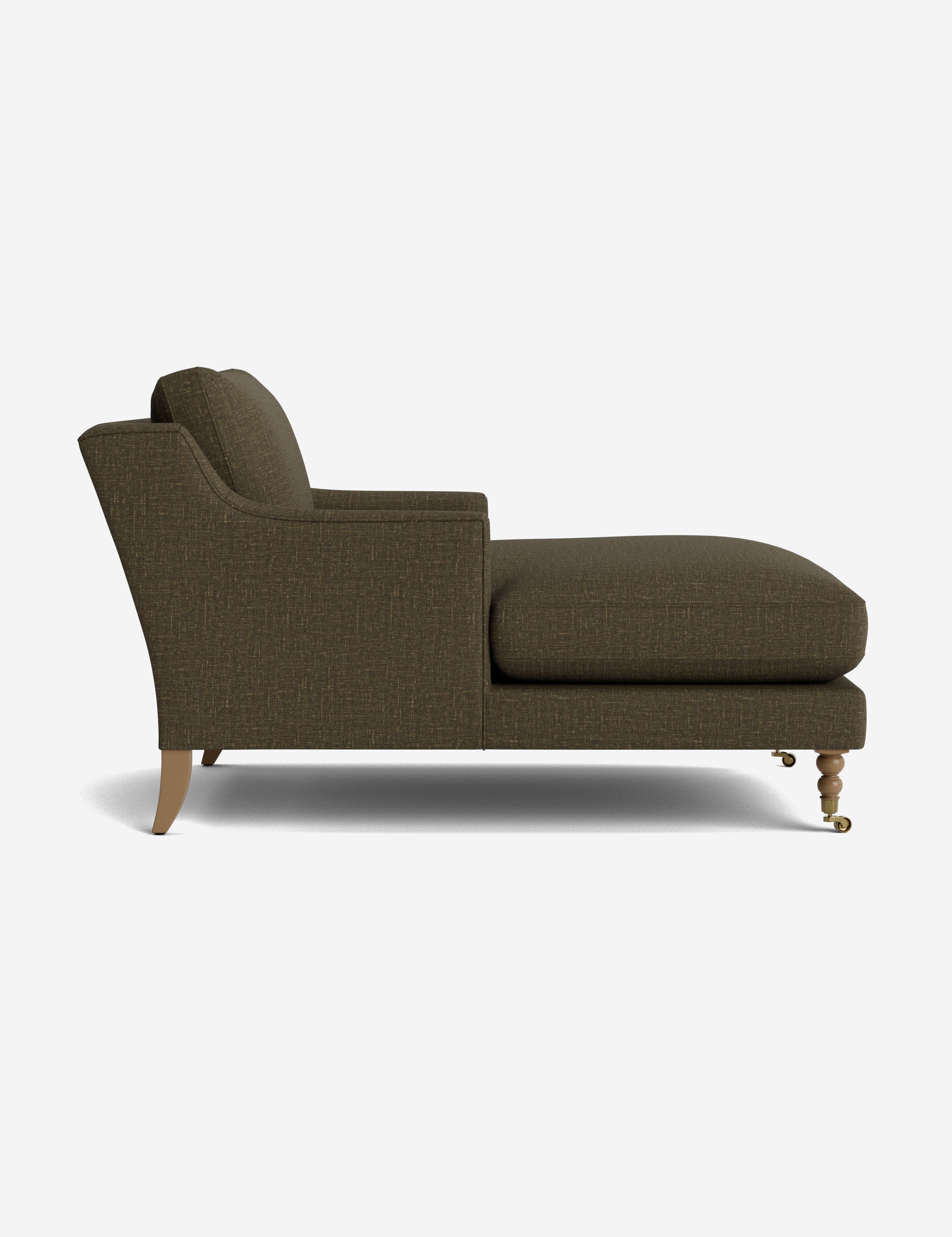 Fabienne Chaise Lounge Chair - Modern Accent Chair for Living Room, Bedroom & Office - Stylish Mid-Century Design with Wooden Legs - Perfect for Relaxing, Reading & Home Decor