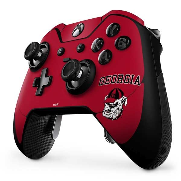 Official University of Georgia Bulldogs Gaming Skin for Xbox One Elite Controller - Custom Decal Sticker | Perfect for Gamers, Collectors & UGA Fans - Durable Protection for Your Controller