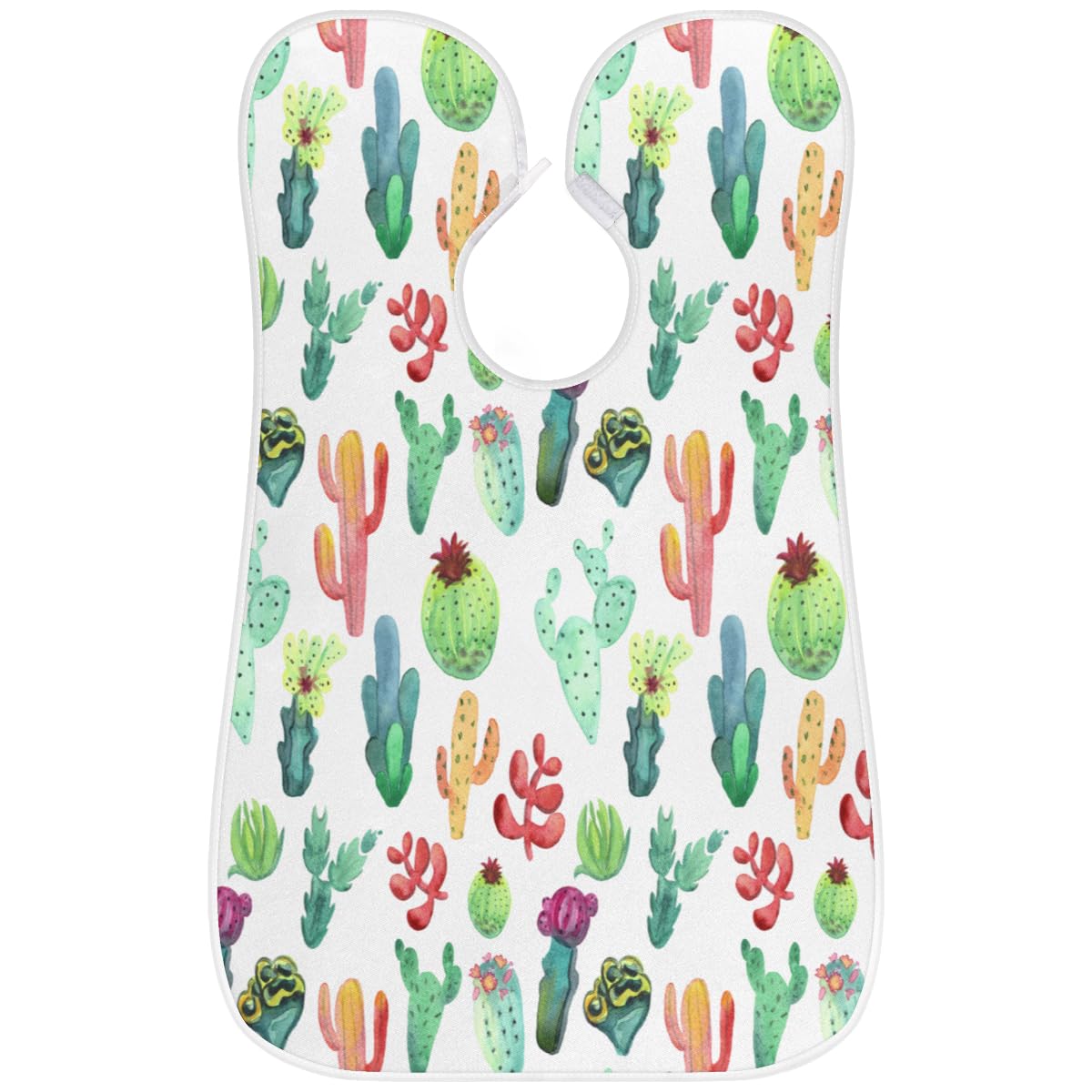 **Non-Stick Beard Bib for Men - Cactus Shaving Cape with Suction Cups, Hair Catcher for Grooming - Perfect Gift for Husband & Dad (Ideal for Home Barbers & Travel Shaving)**