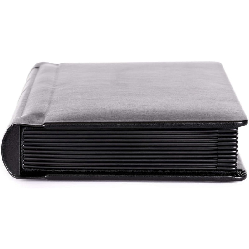 Premium Faux Leather Slip-In Photo Album - Holds 4x6 & 5x7 Pictures - Perfect for Wedding, Baby, Travel Memories & Scrapbooking - Acid-Free Archival Quality Pages
