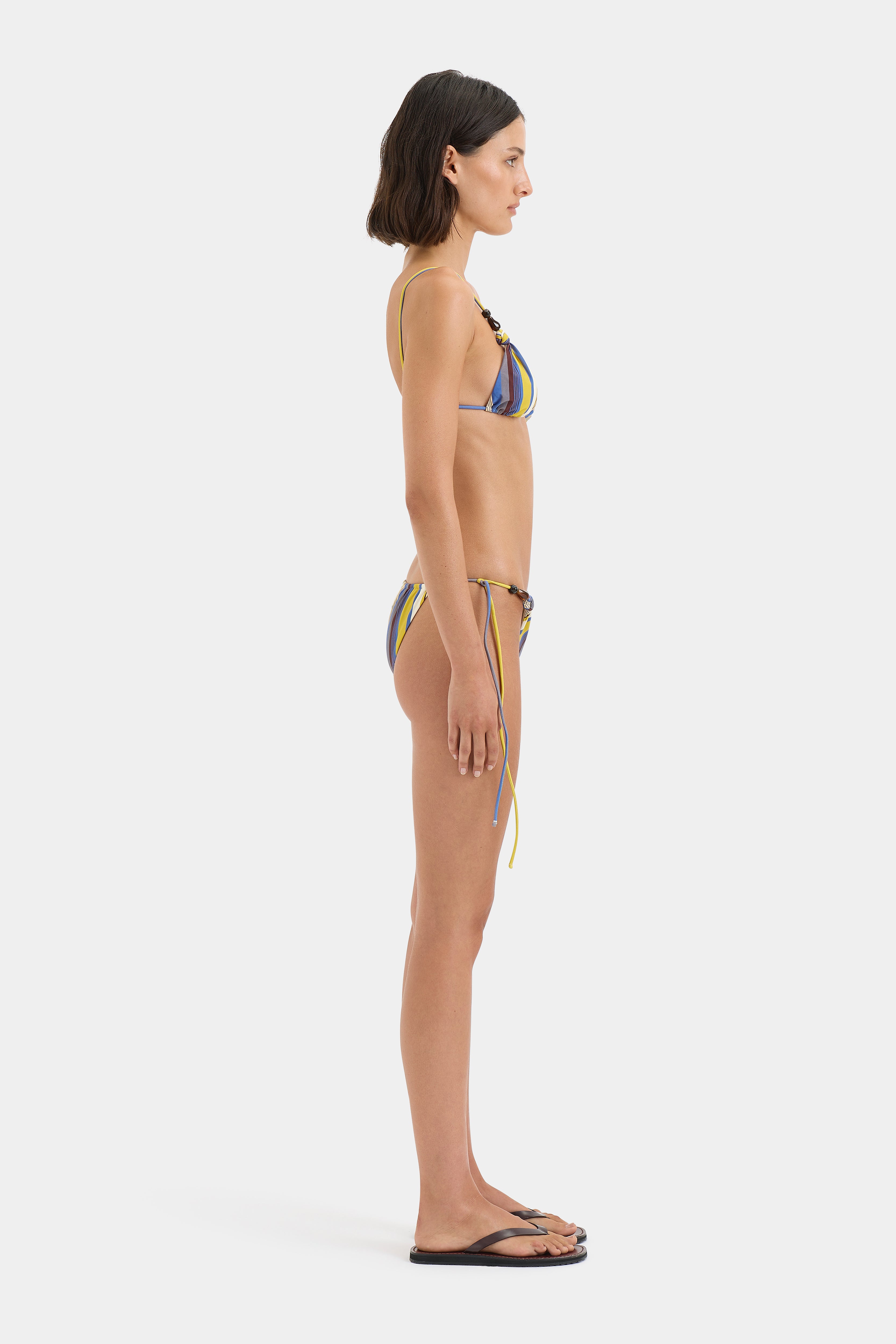Coastline String Triangle Bikini Top - Sexy Swimwear for Women, Summer Beach Vacation, Pool Party, and Tanning