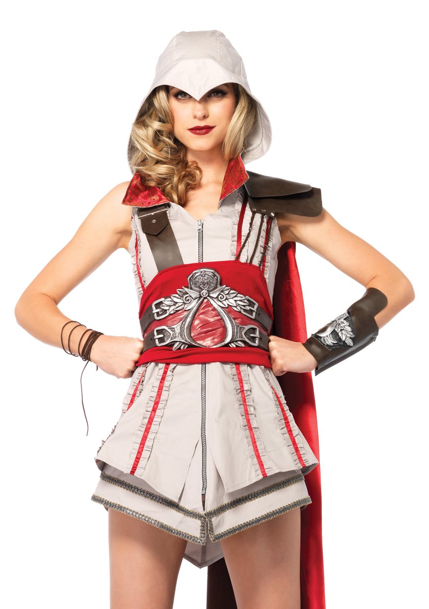 Leg Avenue Assassin's Creed Costume - Women's Halloween Cosplay Outfit for Conventions & Themed Parties