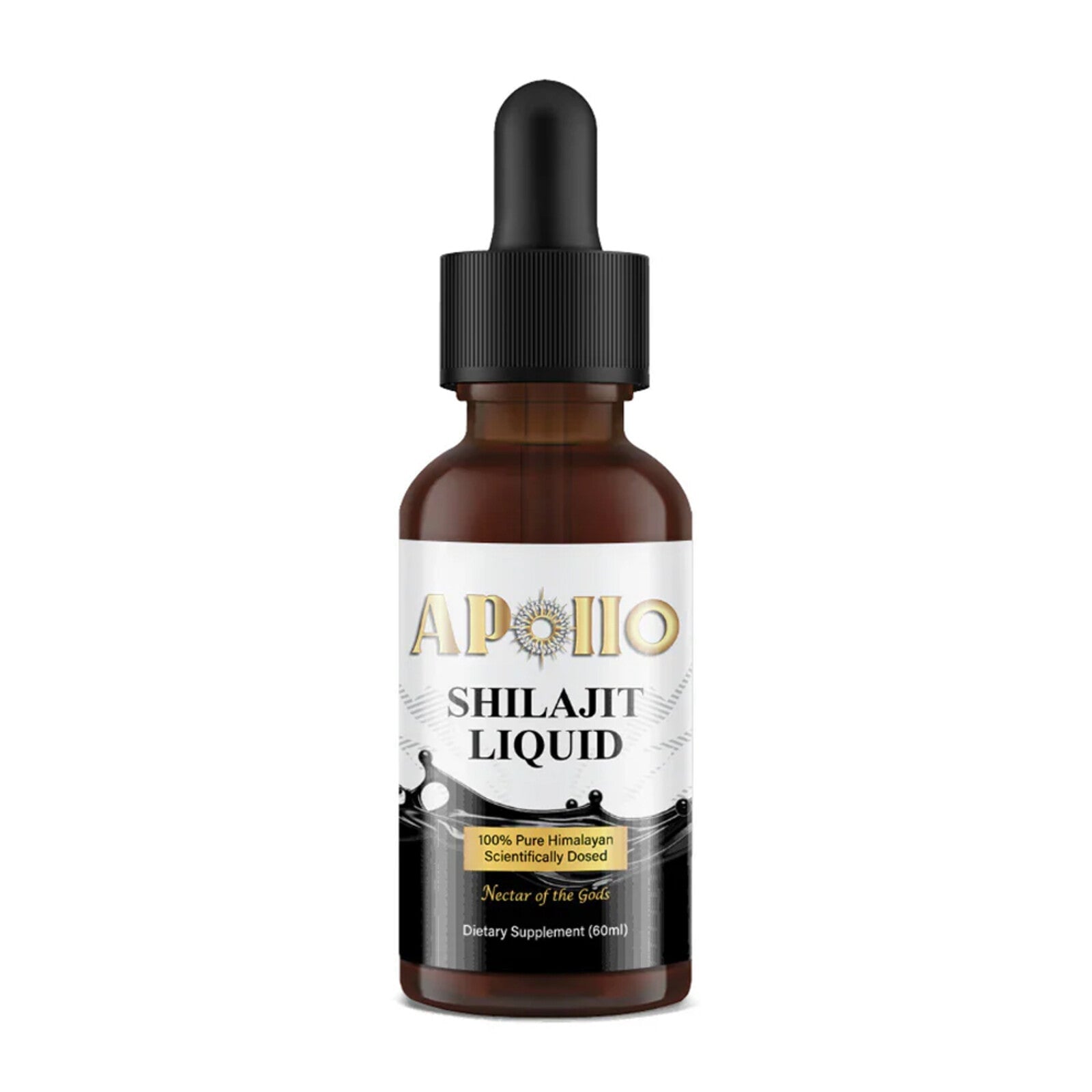 Pure Himalayan Shilajit Resin Liquid 60ml - Natural Mineral Supplement for Energy, Immunity & Vitality - Perfect for Athletes, Fitness Enthusiasts & Wellness Seekers