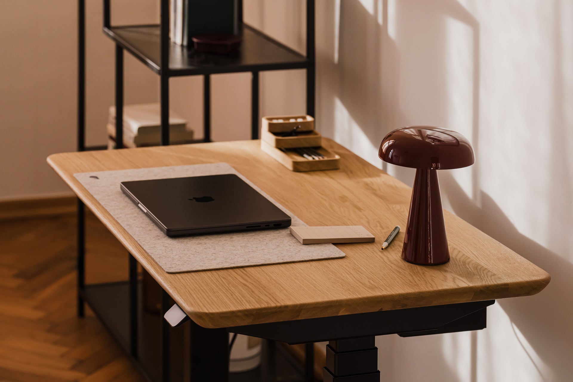 Ergonomic Standing Desk Pro Mini Bundle - Adjustable Height Home Office Desk with Keyboard Tray for Work from Home & Small Spaces | Perfect for Remote Work, Gaming & Study Setup