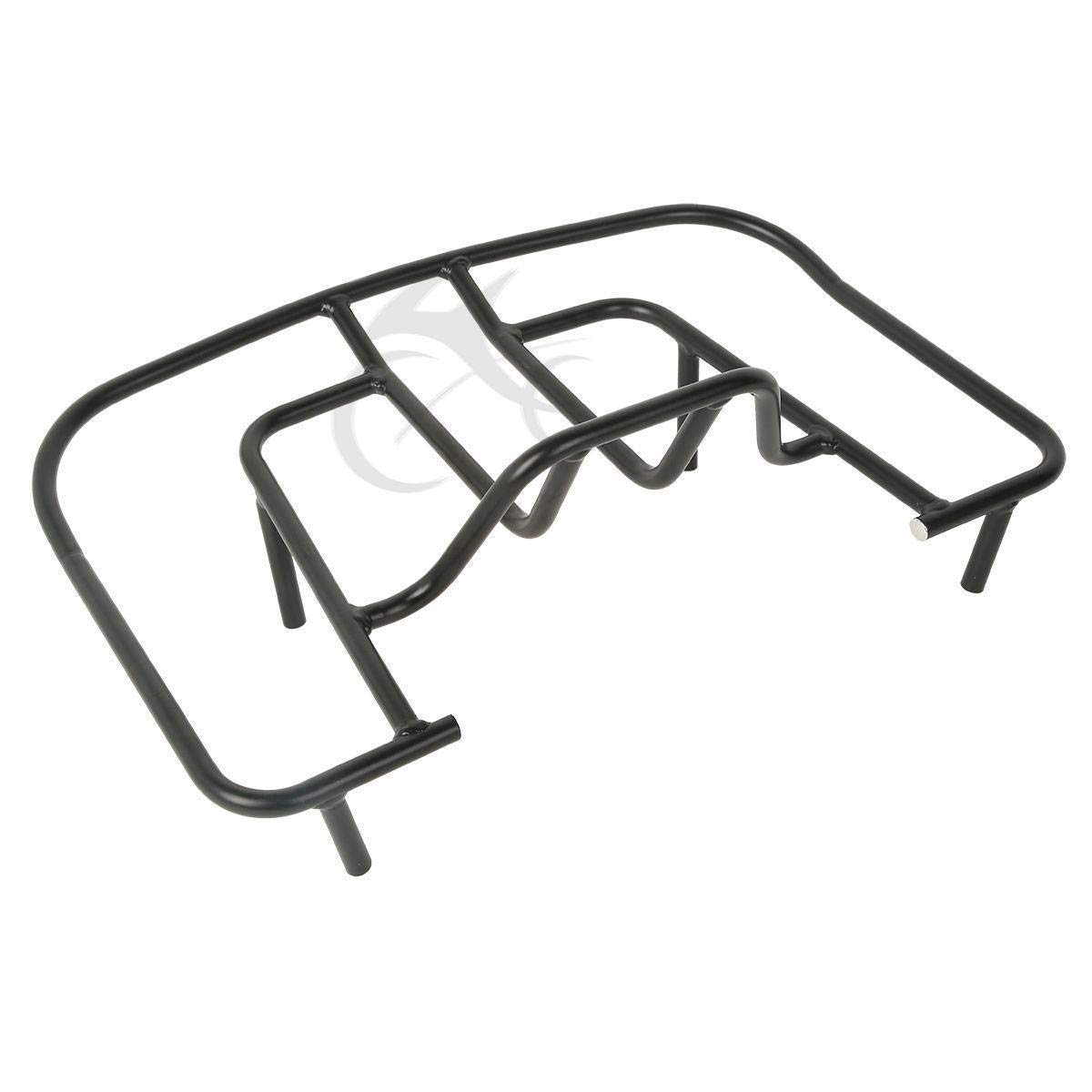 SLMOTO Black Tourbox Trunk Luggage Rack for Honda Goldwing GL1800 ABS (2001-2017) - Heavy Duty Motorcycle Storage Solution for Long Rides & Road Trips