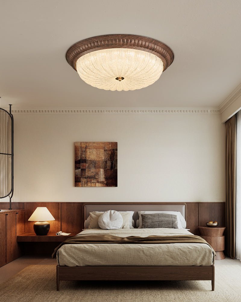 Ferrara Modern Ceiling Light Fixture - Elegant LED Flush Mount Lighting for Living Room, Bedroom, Kitchen & Hallway | Energy Efficient Home Decor