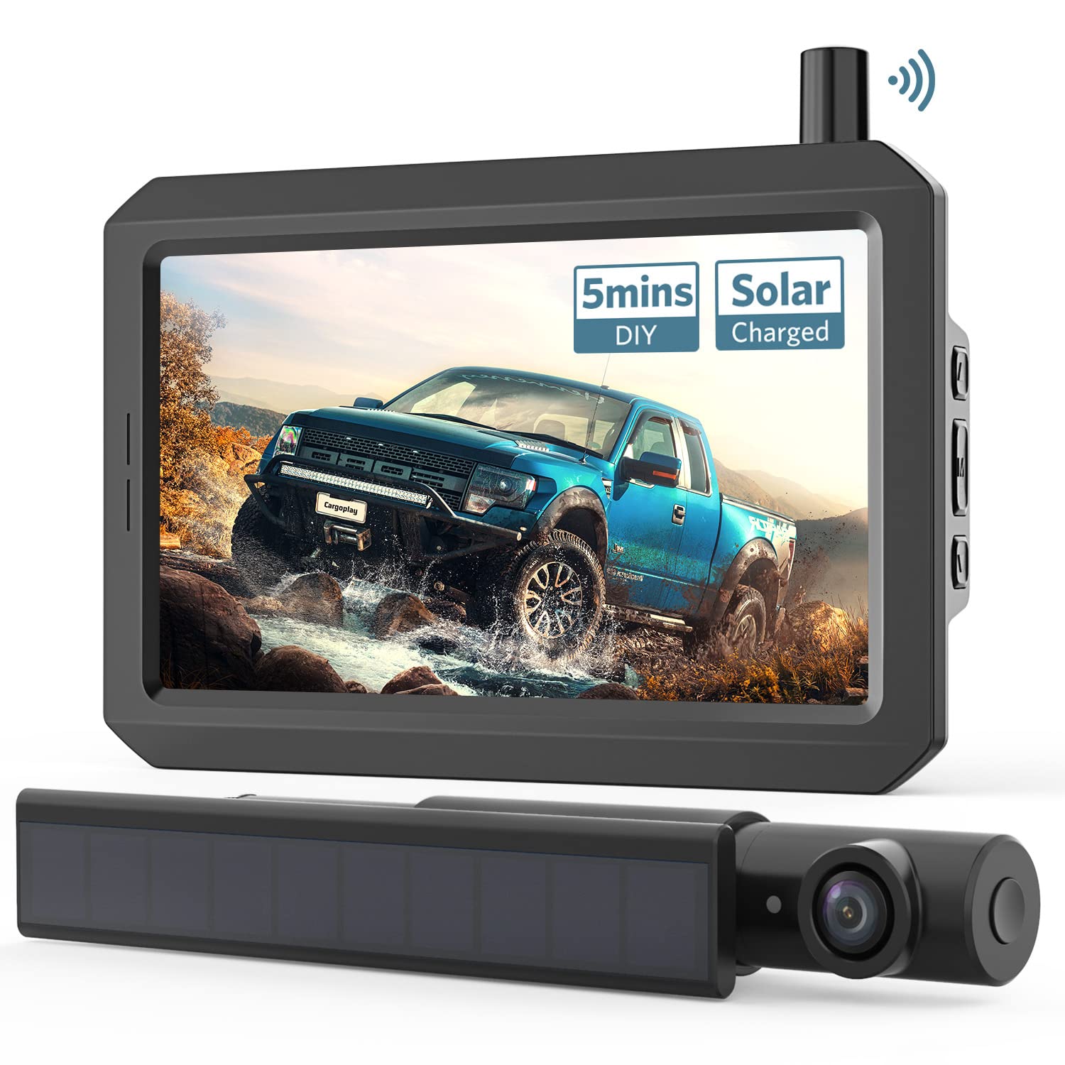 Solar Wireless Backup Camera for Trucks & RVs - 5