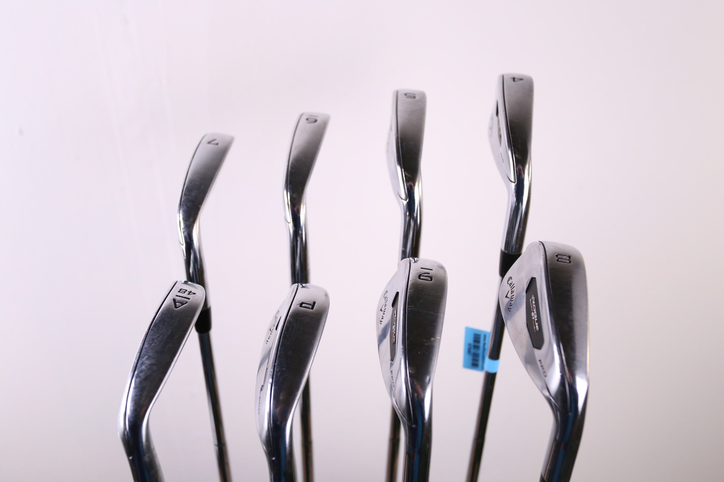 Used Callaway Rogue ST Pro Iron Set 4-AW Right Handed Extra Stiff Flex Golf Clubs - Perfect for Low Handicap Players & Tournament Play