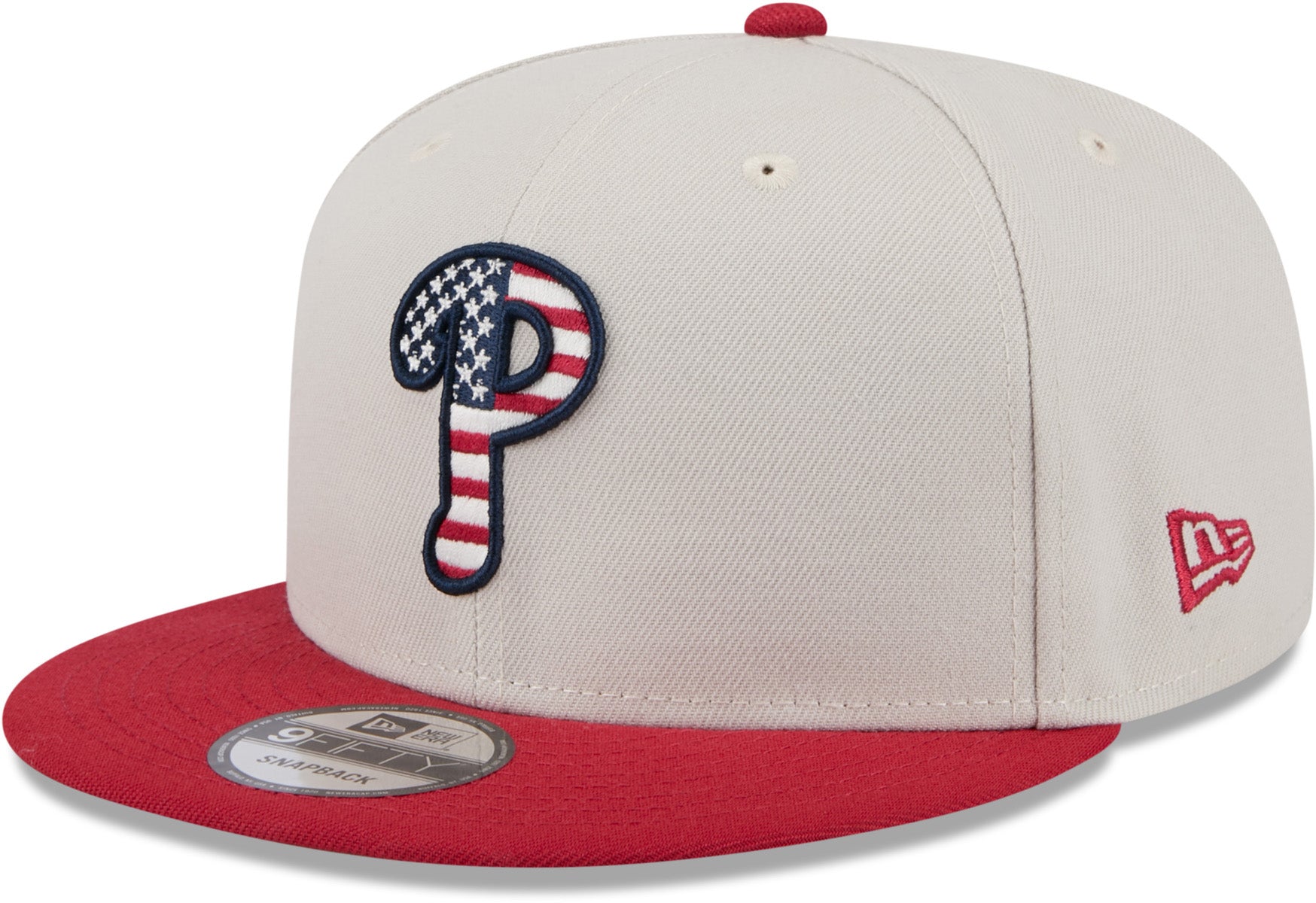 Philadelphia Phillies 2024 MLB July 4th Patriotic Snapback Cap - Official 9Fifty Adjustable Hat for Baseball Fans & 4th of July Celebrations