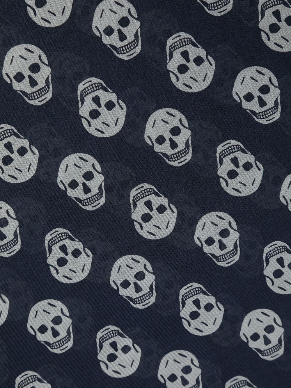 Alexander McQueen Blue Scarves - Luxury Cashmere & Silk Blend for Women - Perfect for Winter Fashion, Office Wear & Gift Giving