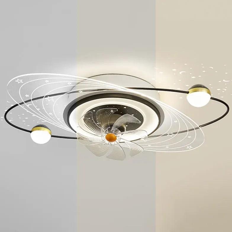 Modern Ceiling Fan with LED Lights - 3 Speed Remote Control, Quiet Reversible Motor - Perfect for Bedroom, Living Room & Office (52 Inch, Brushed Nickel)