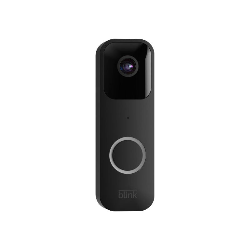 Blink Video Doorbell with Alexa Compatibility - Black | Wireless Smart Security Camera for Home Monitoring & Package Alerts