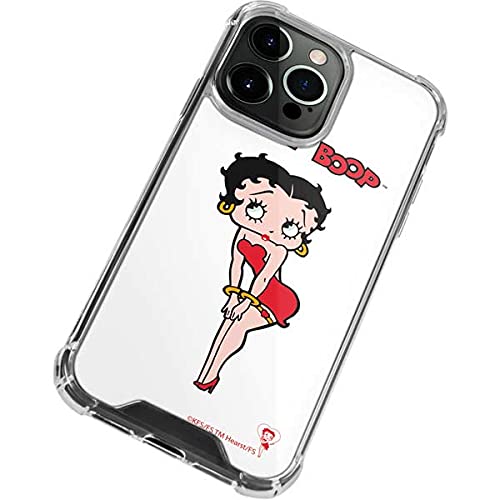 Skinit Clear iPhone 13 Pro Case - Officially Licensed Betty Boop Pose Design | Slim Protective Cover for Women & Girls | Perfect for Everyday Use, School & Work