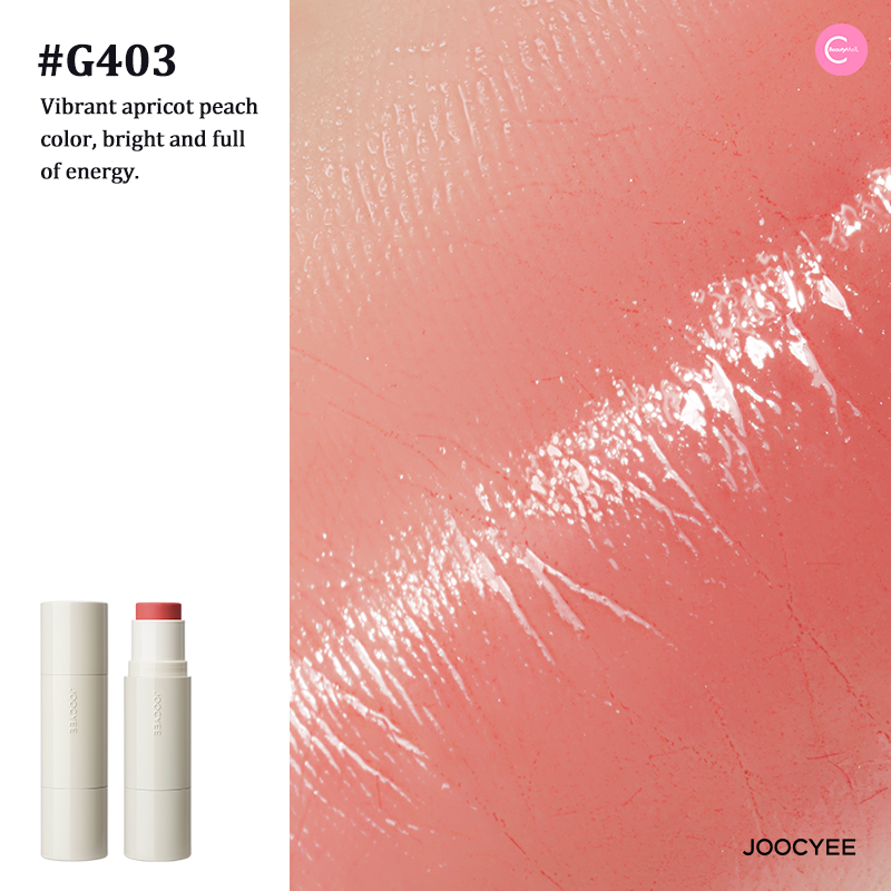 JOOCYEE Glazed Multi-Purpose Blush & Highlight Stick - Cream Blush & Highlighter Duo for Cheeks, Eyes & Lips | Natural Glow Makeup for Day & Night Looks