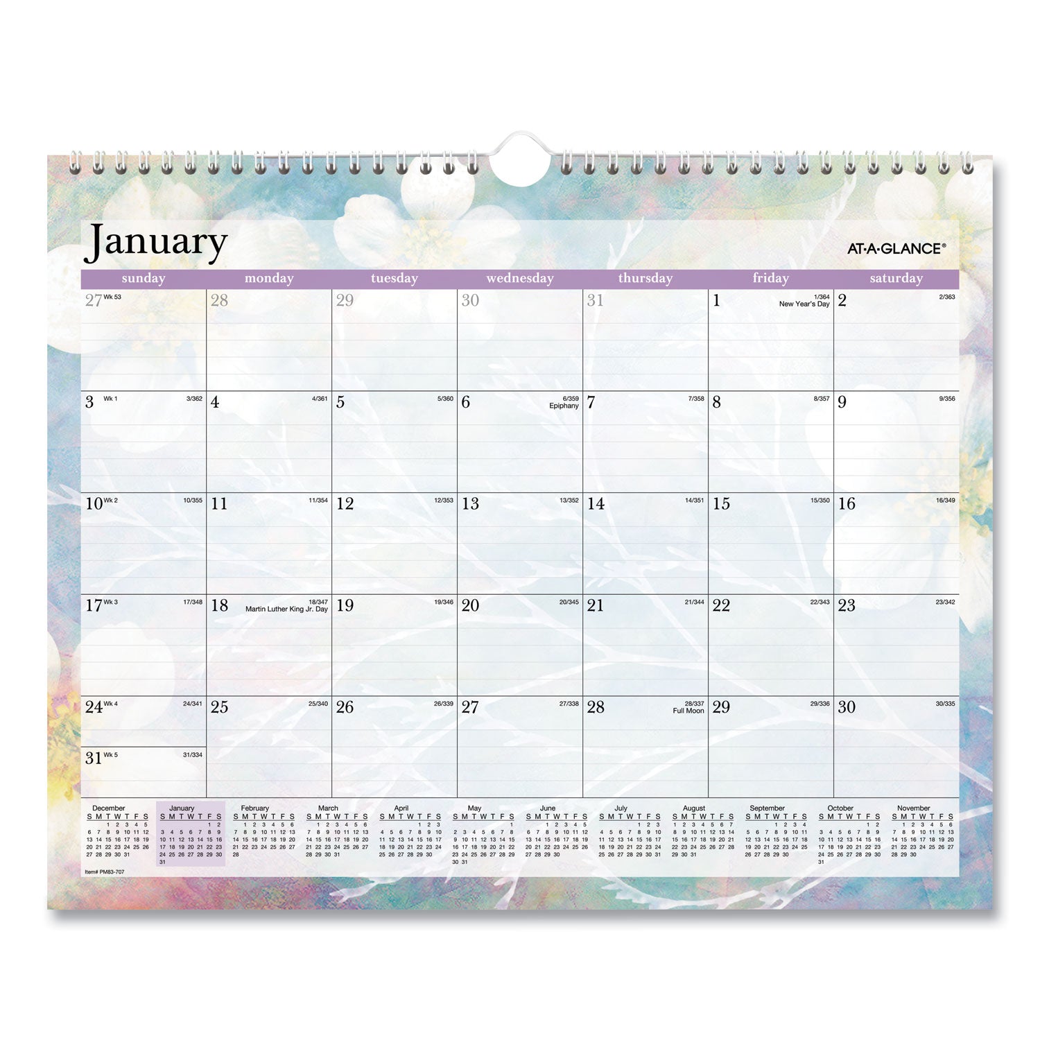 AT A GLANCE® 2025 Monthly Wall Calendar - 15