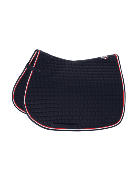 Eskadron Cotton Contrast Saddle Pad - Breathable Equestrian Riding Pad for Horses - Perfect for Dressage, Jumping & Trail Riding