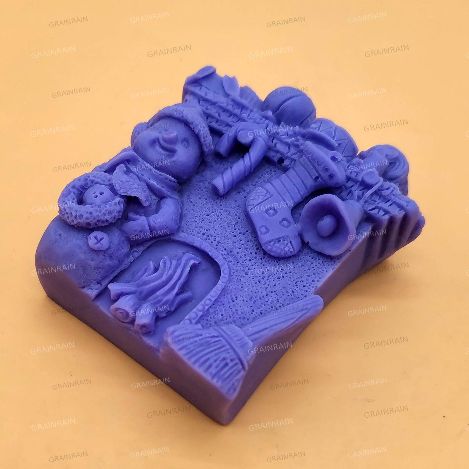 Santa Claus Silicone Soap Molds for DIY Soap Making, Resin Crafts, Candle Making - Christmas Gift, Holiday Decor (12356-1) - Perfect for Christmas Crafts, Homemade Soap Gifts & Holiday DIY Projects