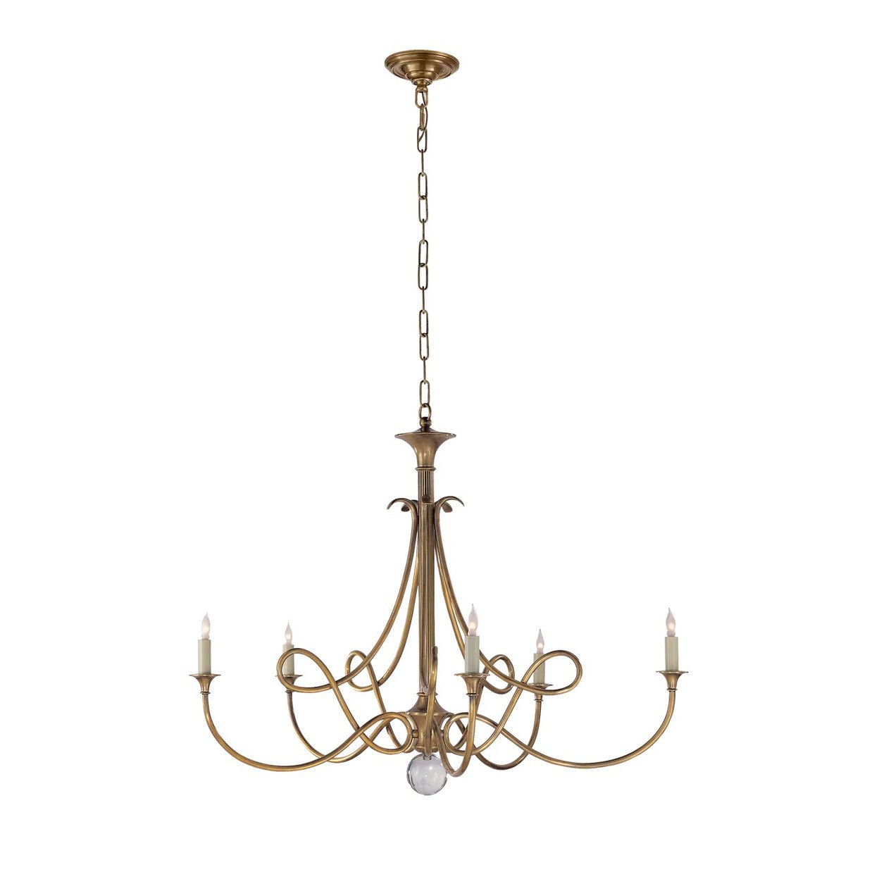 Elegant Double Twist Crystal Chandelier - Modern Ceiling Light Fixture for Dining Room, Bedroom & Living Room Decor | Perfect for Home, Wedding & Event Lighting