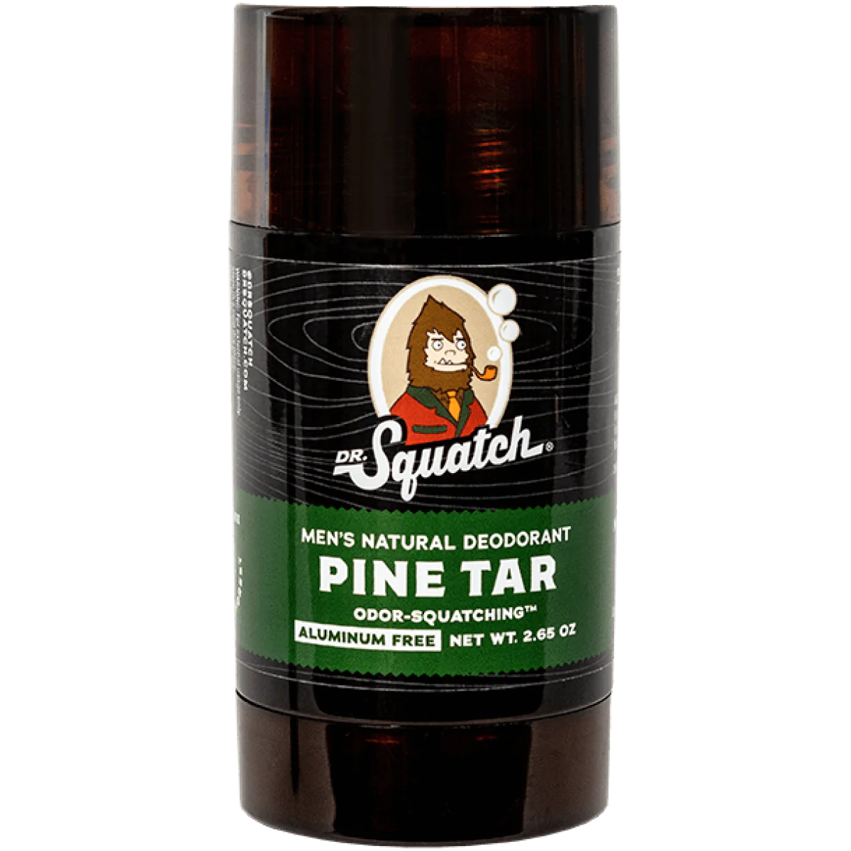 Dr. Squatch Pine Tar Deodorant for Men - Natural & Long-Lasting Odor Protection - Ideal for Outdoor Activities, Gym & Daily Use