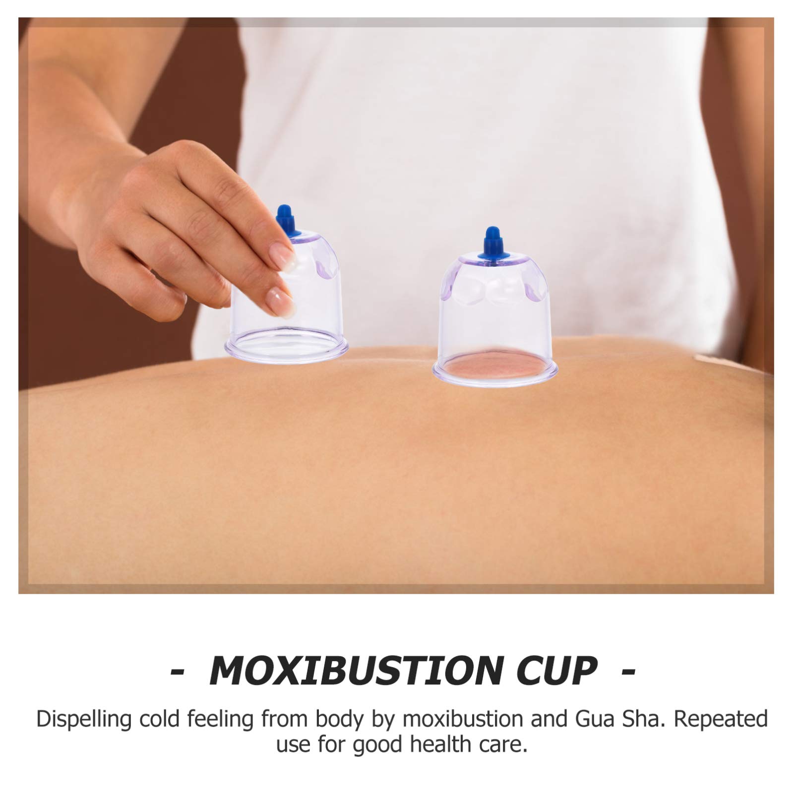 Chinese Cupping Massage Set - Plastic Anti Cup Vacuum Suction Massager for Trigger Point, Myofascial Release & Deep Tissue Therapy | Body Pain Relief, Muscle Relaxation | Perfect for Home Spa, Physical Therapy & Sports Recovery