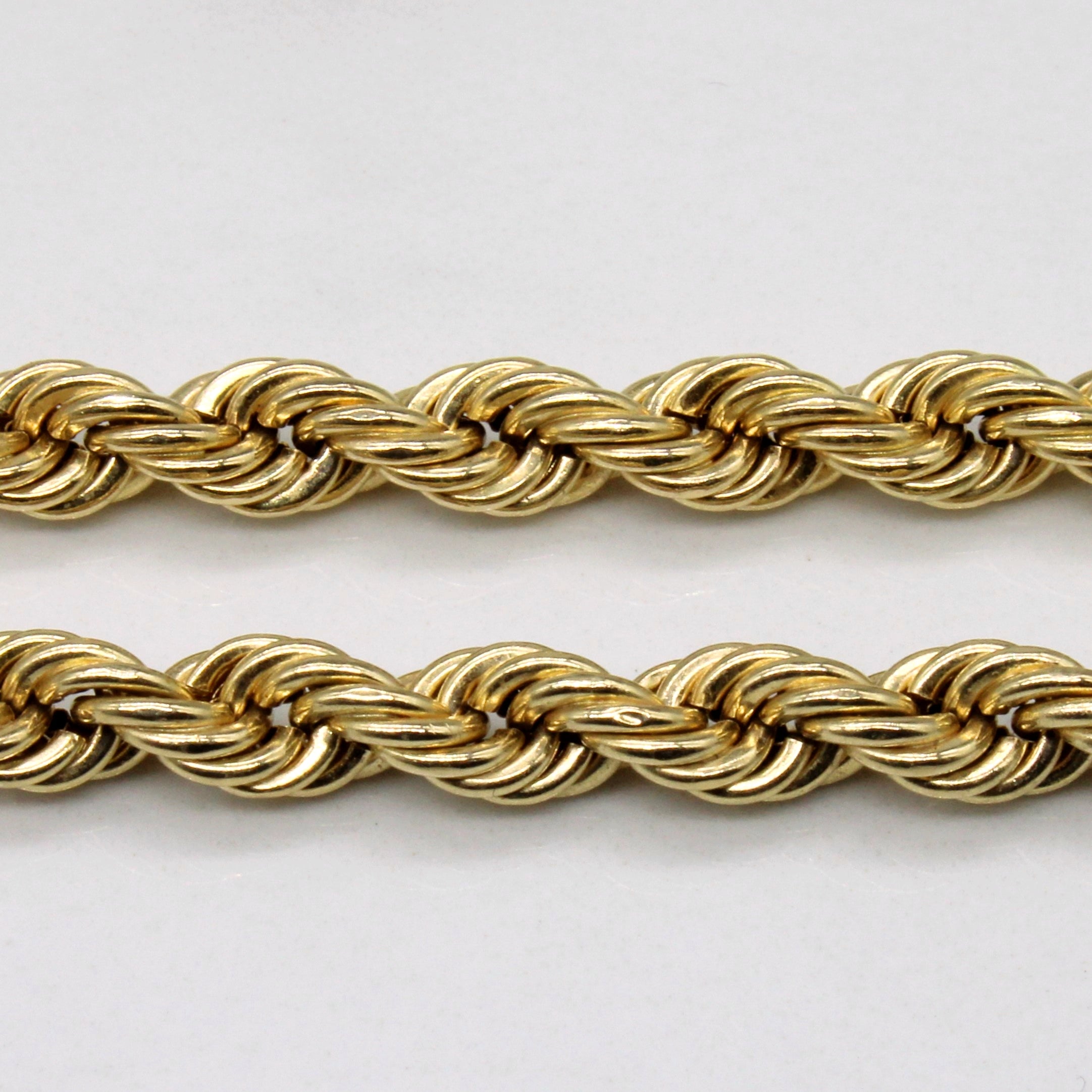 10K Yellow Gold Rope Chain Necklace - 28 Inch Solid Gold Rope Chain for Men & Women - Perfect for Layering, Everyday Wear & Special Occasions
