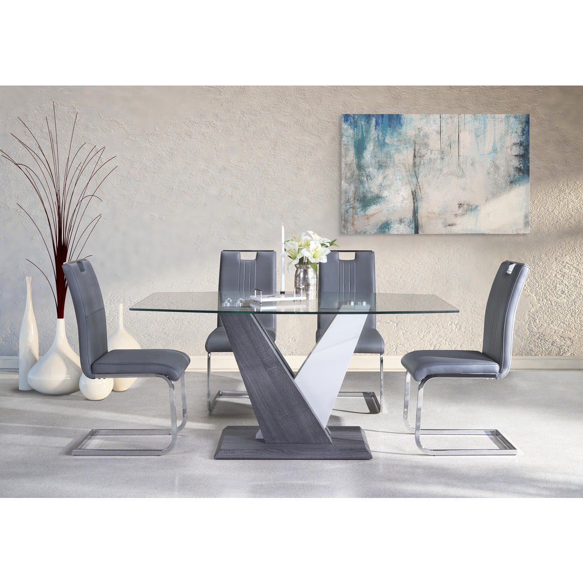 Baxter Pedestal Dining Table - Modern Round Wooden Kitchen Table for 4-6 People - Perfect for Small Spaces, Breakfast Nook & Cozy Family Meals