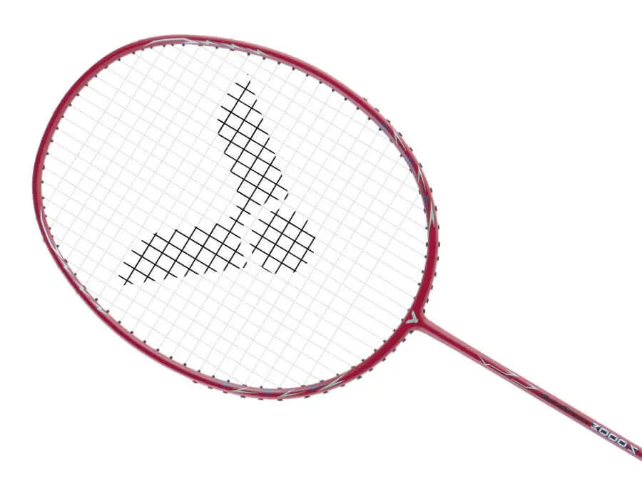 Victor AuraSpeed 3000S D Pre-Strung Badminton Racket - Professional Carbon Fiber Shuttlecock Racket for Competitive Play & Training