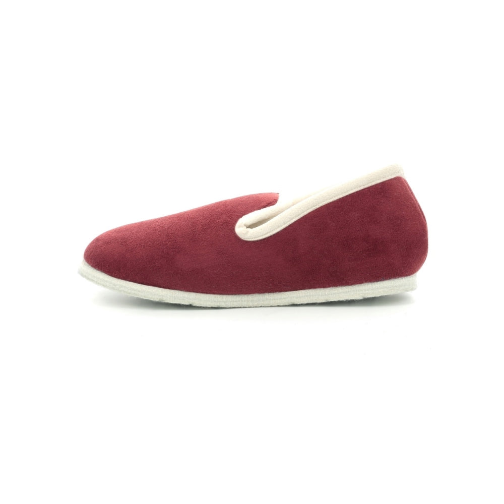 Dark Red Slippers for Women - Cozy House Shoes for Relaxing at Home, Lounging & Comfort